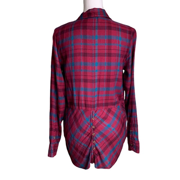 Lucky Brand Plaid Button Down Long Sleeve Shirt Size Small - Picture 3 of 17